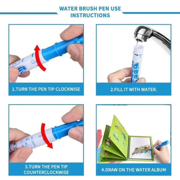 AquaWonder™ Magic Water Coloring Book (Buy 1 Get 3 Free)