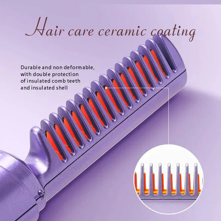 GlamBrush™ Portable Mini Hair Straightener