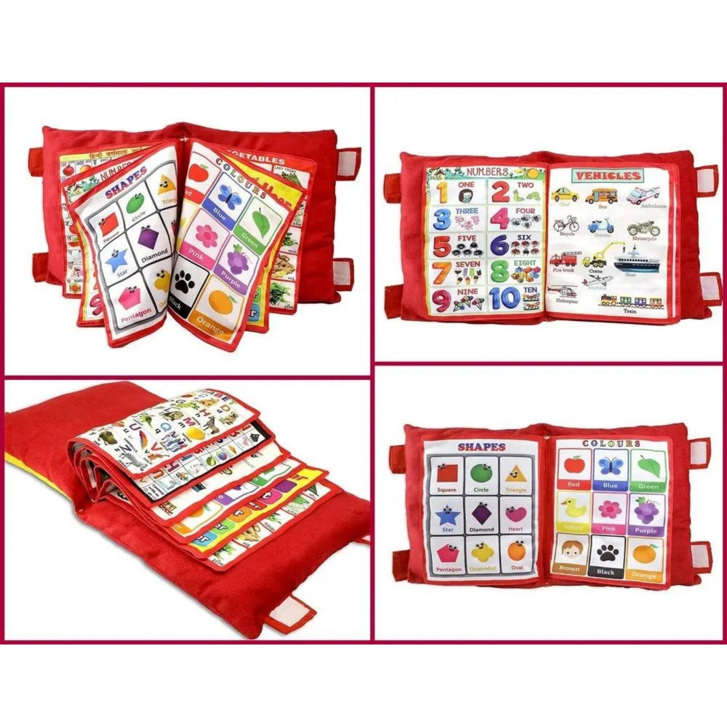 TutorPillow™ Learning Cushion Pillow Book