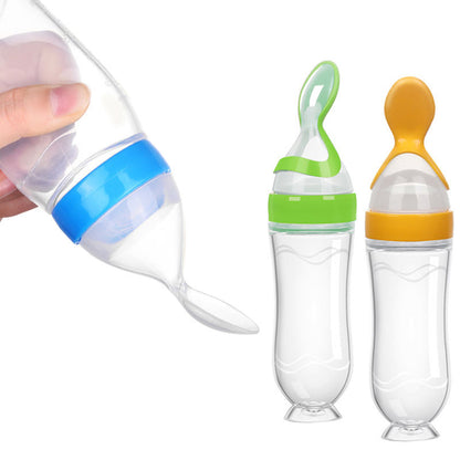 BabyHaven™ – EasyFeed Silicone Spoon Feeder, Mess-Free, Safe & Portable