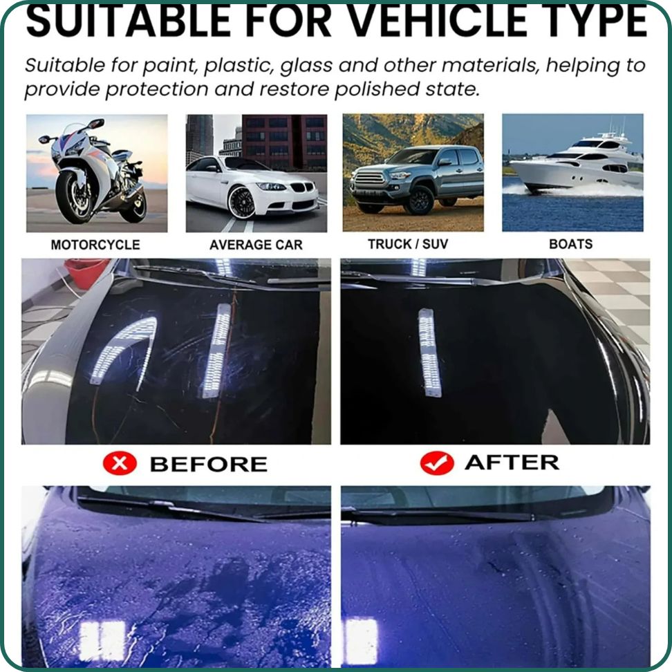 Sopami™ – Ceramic Car Coating Spray, 3-in-1 Shine, Protection & Hydrophobic Shield