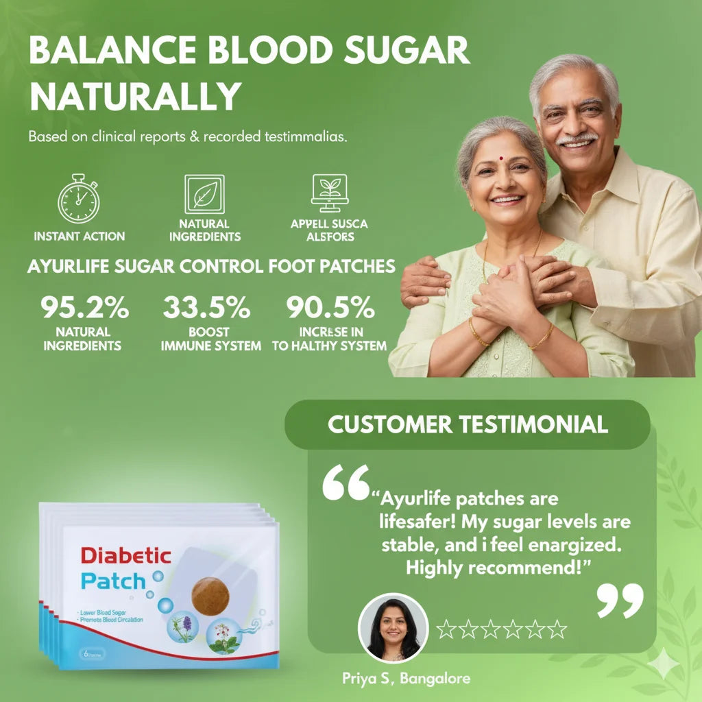 Ayurlife™ Patch – Natural Sugar Regulating Foot Patch