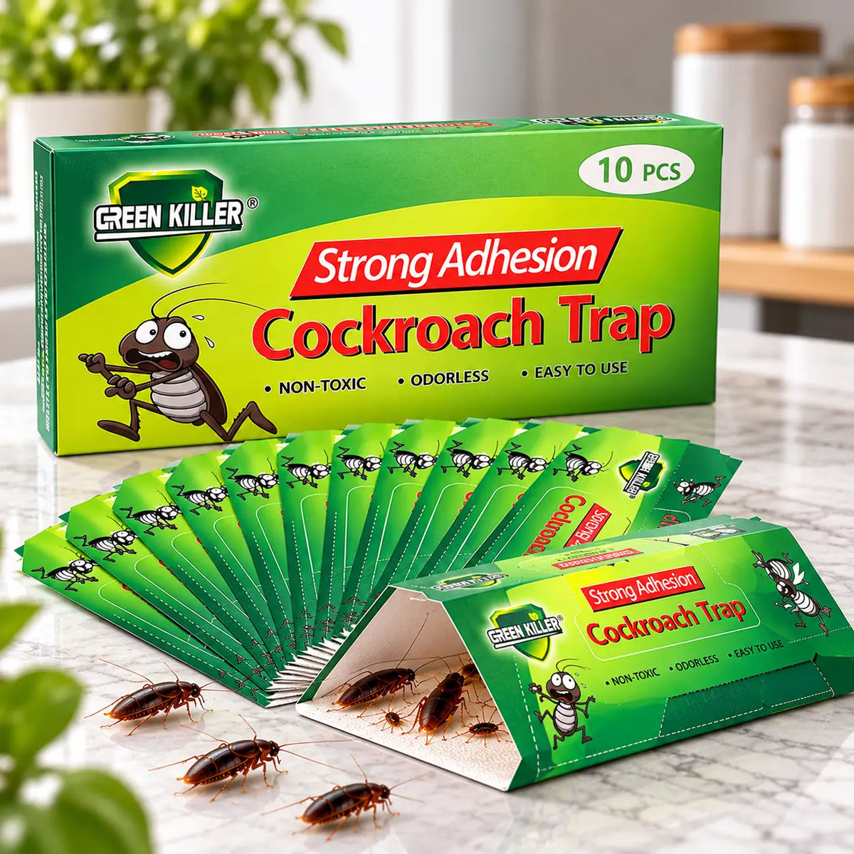 Pestora™ Non-Toxic Cockroach Trap for Kitchen & Home