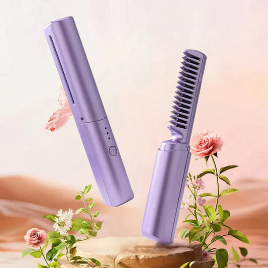 GlamBrush™ Portable Mini Hair Straightener