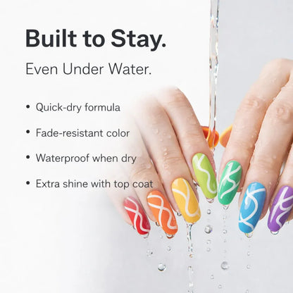 L'Artiste™ 0.5mm Professional Nail Art Pen - Set of 12 Colors
