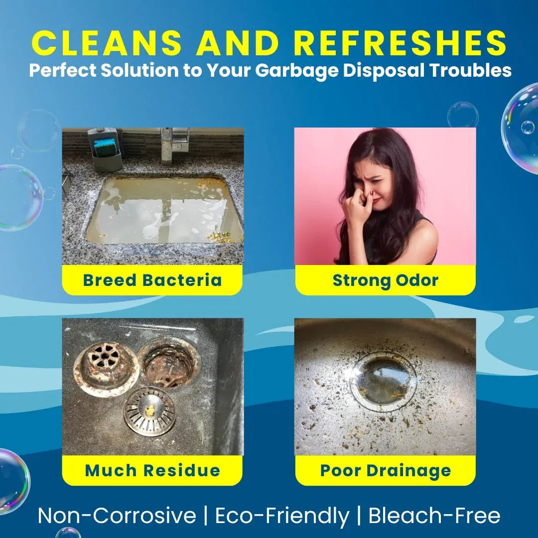 LemonBlast™ – Fizzing Drain Cleaner & Odor Eliminator Tablets (Buy 1 Get 1 Free | 12pcs+12pcs)