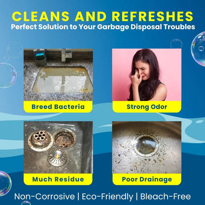 LemonBlast™ – Fizzing Drain Cleaner & Odor Eliminator Tablets (Buy 1 Get 1 Free | 12pcs+12pcs)