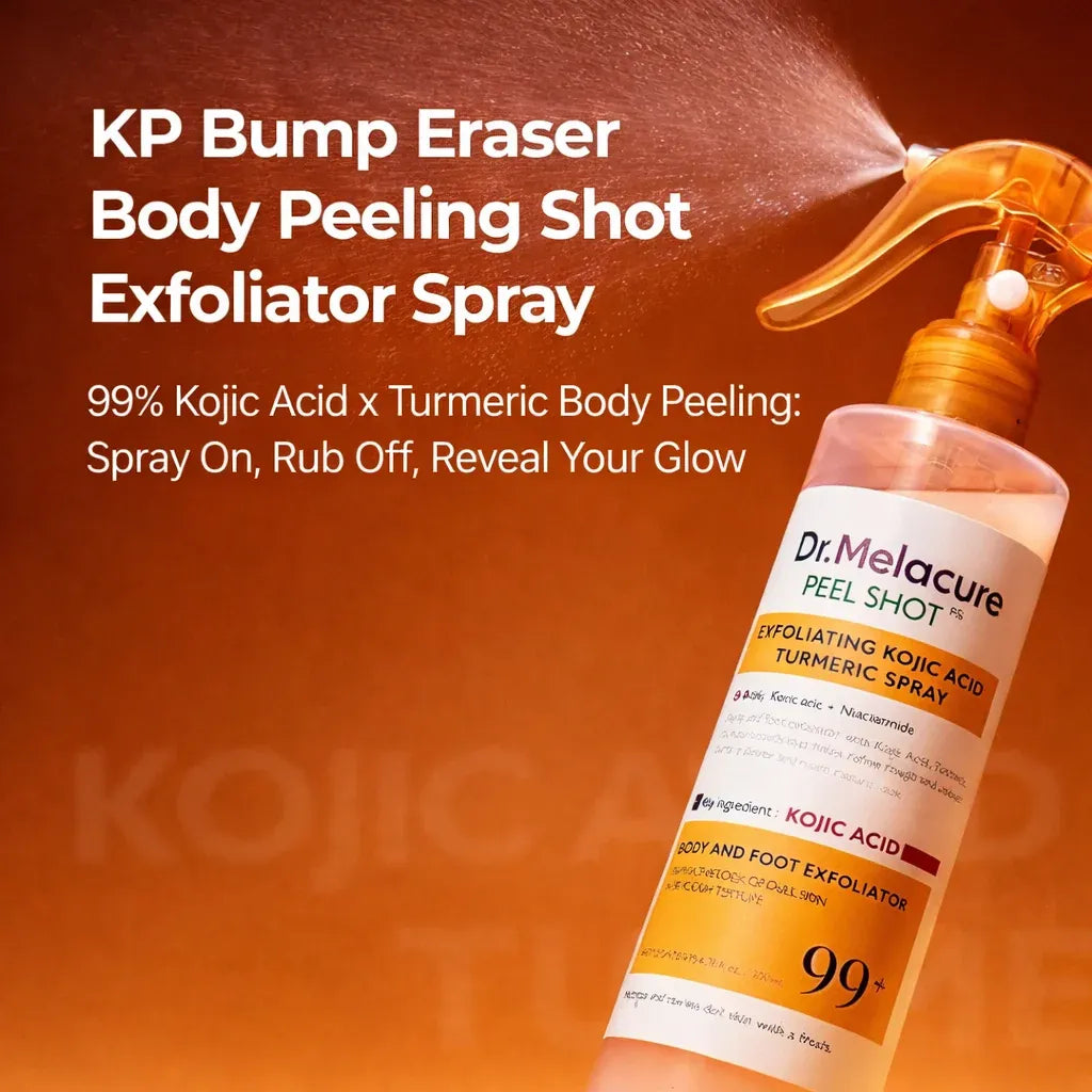 Dr. Melacure™ Full Body Kojic Acid & Turmeric Exfoliating Spray For Smooth & Clear Skin