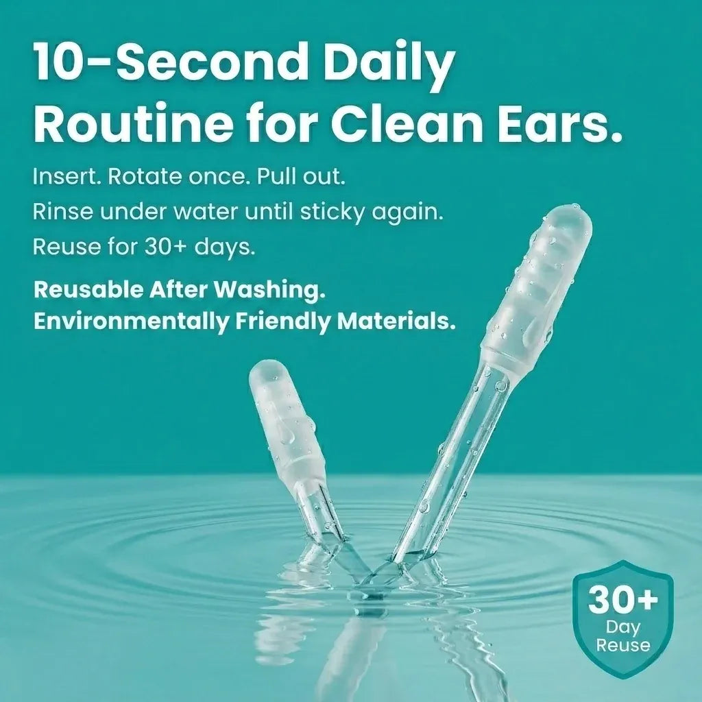 EarClear™ – Soft-Tip Earwax Removal Sticks for Easy & Gentle Cleaning