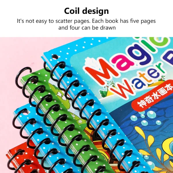 AquaWonder™ Magic Water Coloring Book (Buy 1 Get 3 Free)