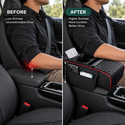Armora™ 5-in-1 Car Armrest Organizer for Ultimate Comfort & Convenience