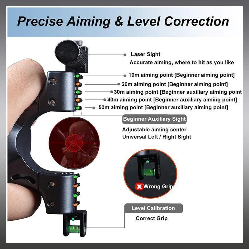 Aimex™ High Quality Professional Laser Slingshot