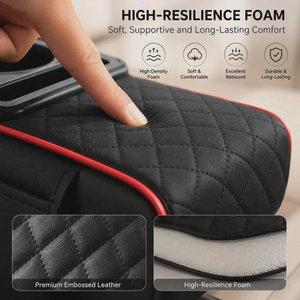 Armora™ 5-in-1 Car Armrest Organizer for Ultimate Comfort & Convenience